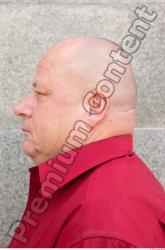 Head Man Casual Slim Overweight Bald Street photo references